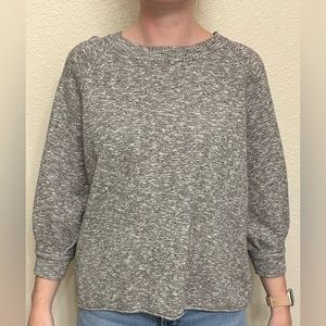 Quart sleeve length gray sweater. Women’s size xsmall
